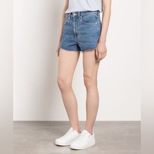 Slvrlake FARRAH SHORT BLUE DENIM SHORTS size 32